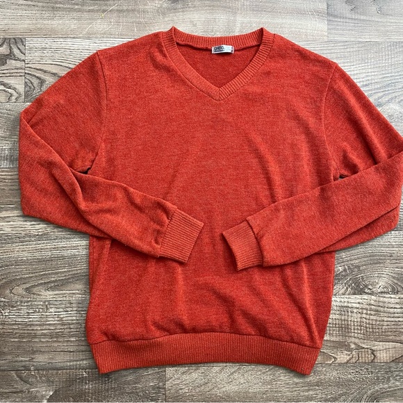Terrycloth Burnt Orange Sweater - Picture 9 of 12